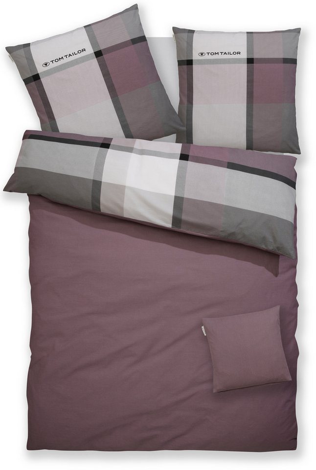 TOM TAILOR HOME Bettwäsche Lenny, Renforcé, 3 teilig, mit GRATIS-Zugabe: Kissenhülle 1tlg., in Biber und Renforcé erhältlich – Bild 3 von 5