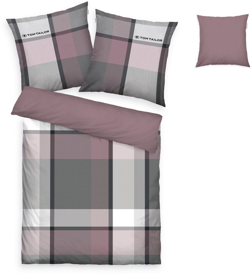 TOM TAILOR HOME Bettwäsche Lenny, Renforcé, 3 teilig, mit GRATIS-Zugabe: Kissenhülle 1tlg., in Biber und Renforcé erhältlich – Bild 2 von 5