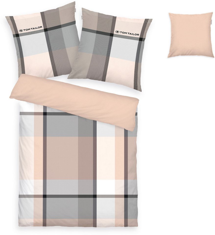 TOM TAILOR HOME Bettwäsche Lenny, Renforcé, 3 teilig, mit GRATIS-Zugabe: Kissenhülle 1tlg., in Biber und Renforcé erhältlich – Bild 2 von 5