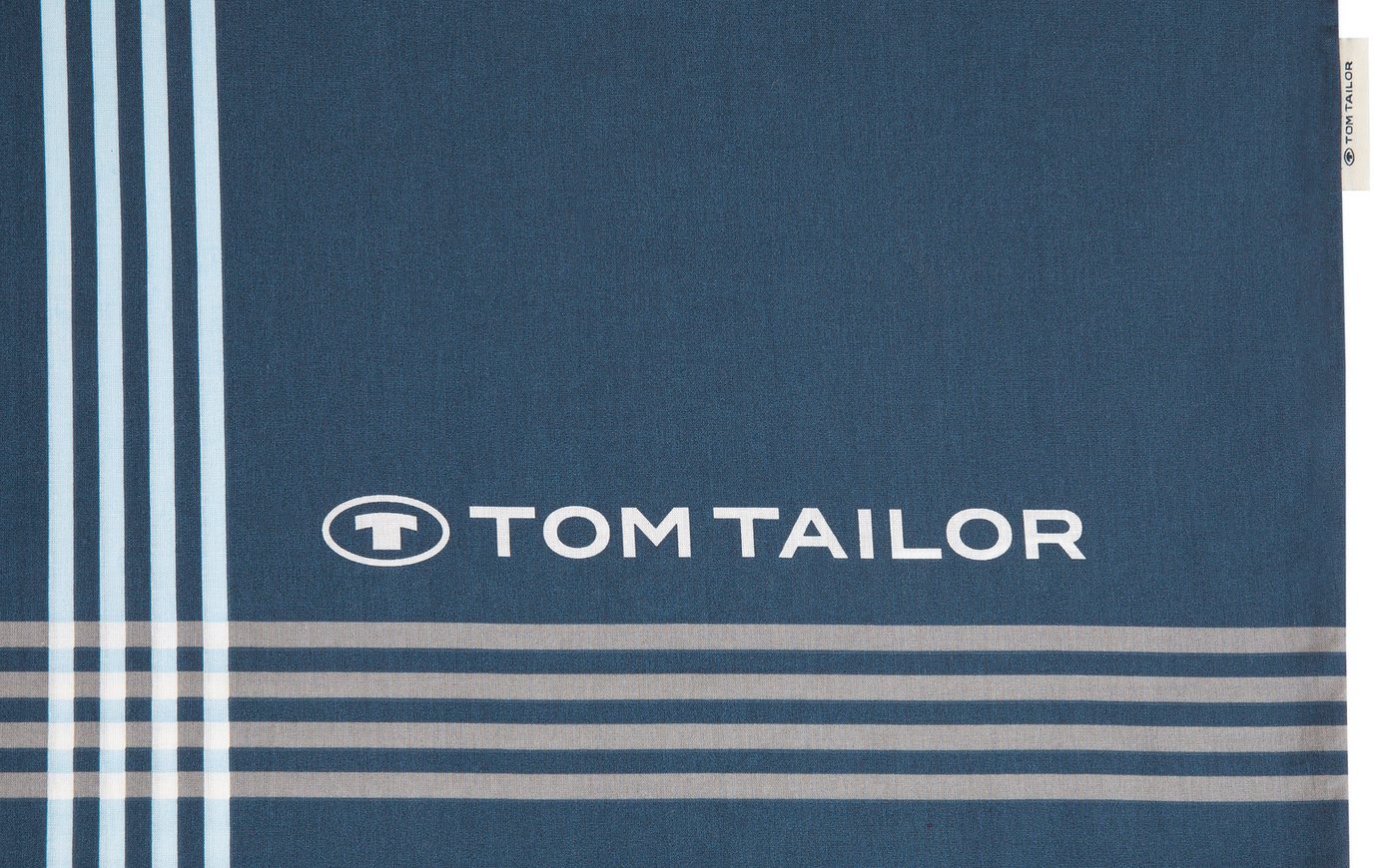 TOM TAILOR HOME Bettwäsche Ole, Renforcé, 2 teilig, karierte Bettwäsche aus Baumwolle, mit Reißverschluss – Bild 4 von 5