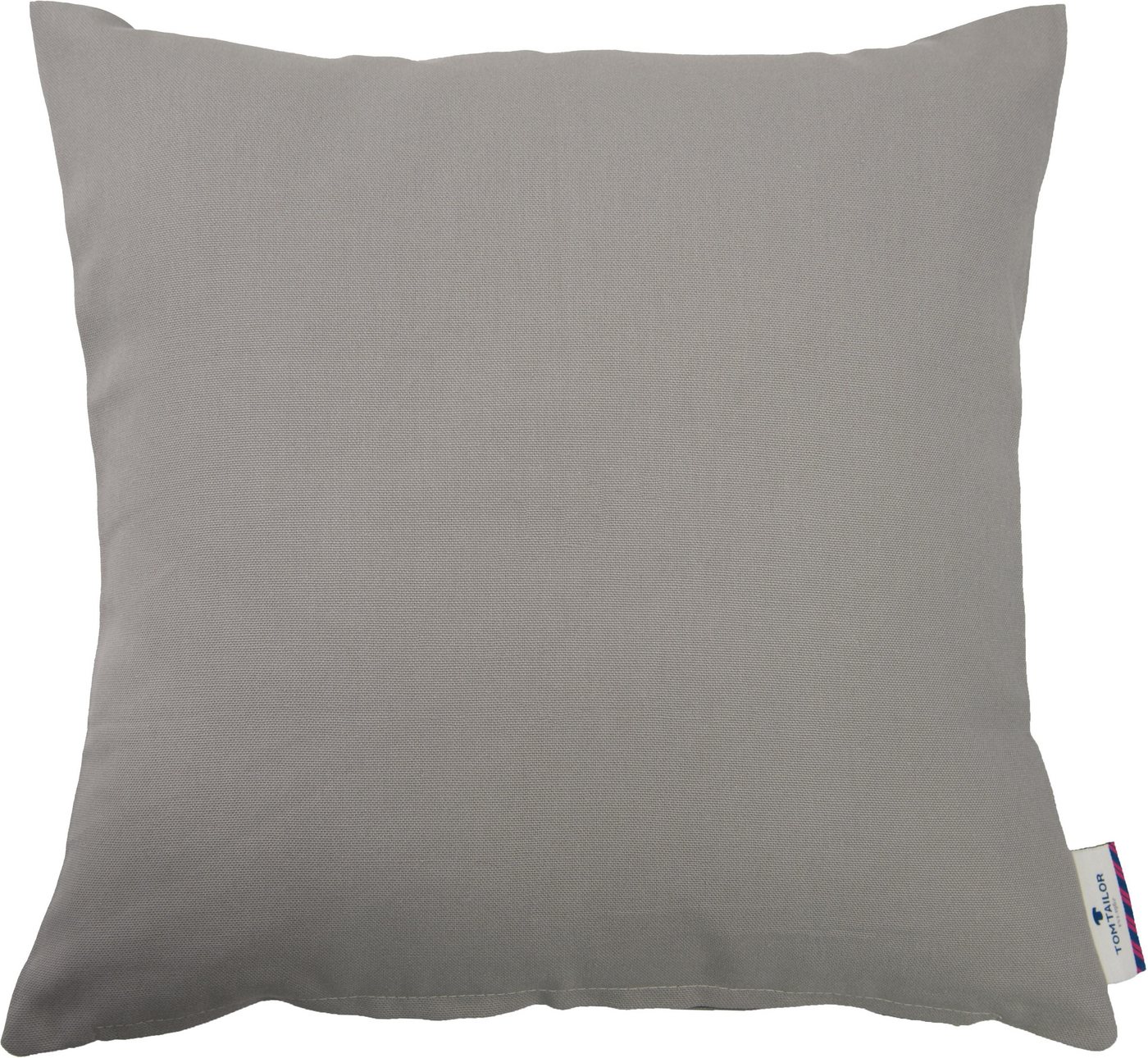 TOM TAILOR HOME Dekokissen Dove, unifarben, Kissenhüllen ohne Füllung, 2er Pack – Bild 2 von 4