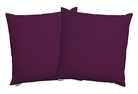 TOM TAILOR HOME Dekokissen Dove, unifarben, Kissenhüllen ohne Füllung, 2er Pack – Bild 3 von 4
