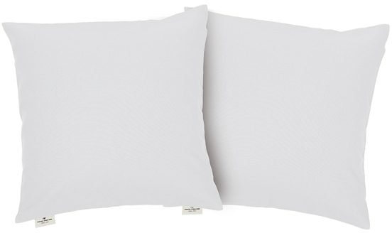 TOM TAILOR HOME Dekokissen Dove, unifarben, Kissenhüllen ohne Füllung, 2er Pack – Bild 3 von 5