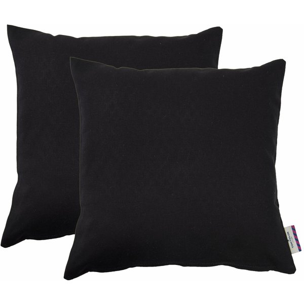 TOM TAILOR HOME Dekokissen Dove, unifarben, Kissenhüllen ohne Füllung, 2er Pack