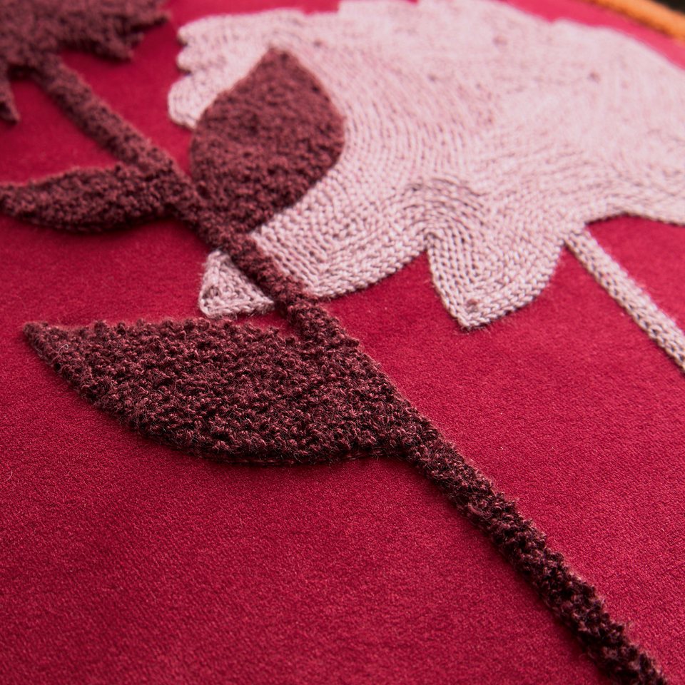 TOM TAILOR HOME Dekokissen Flowers, aus weichem Velvet – Bild 4 von 4