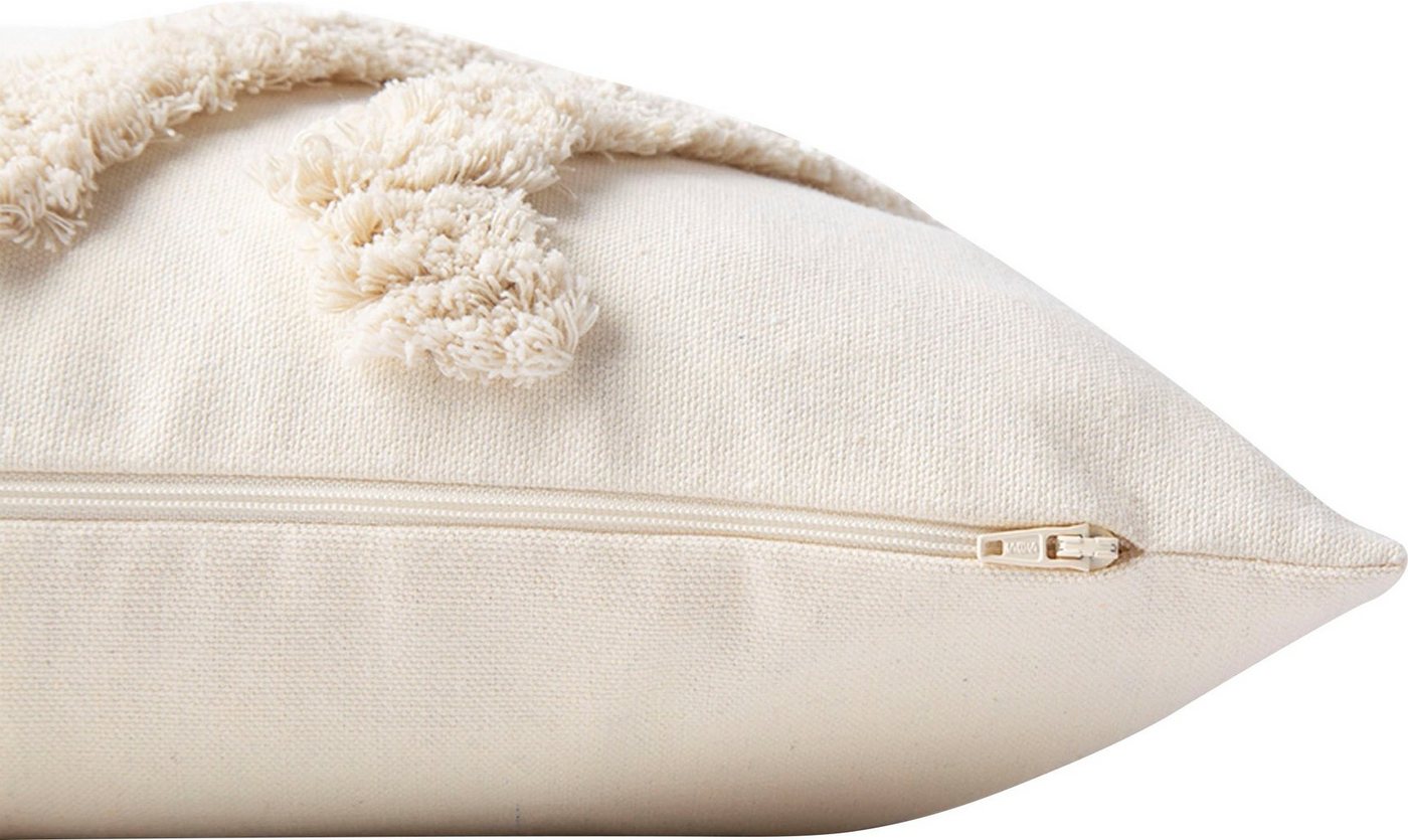 TOM TAILOR HOME Dekokissen Fluffy Rhomus, mit aufgesetzten, fluffigen Rautenmotiv, Kissenhülle ohne Füllung – Bild 3 von 5