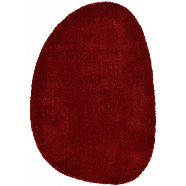 TOM TAILOR HOME Hochflor-Teppich Shaggy Teppich Cozy, oval, Höhe: 25 mm, Uni Farben, auch in Pastell Farben, weich & kuschelig, organische Form
