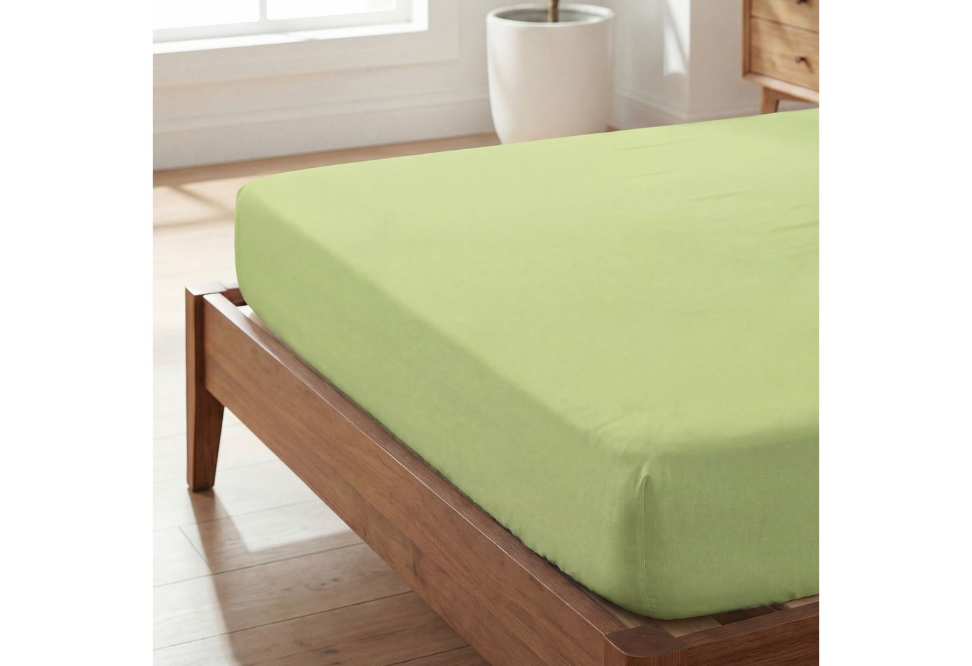 TOM TAILOR HOME Spannbettlaken Tom Tailor Jersey, Jersey, Gummizug: rundum, (1 Stück), ab Größe 90x200 cm, Laken in hochwertiger Jersey Qualität – Bild 4 von 5