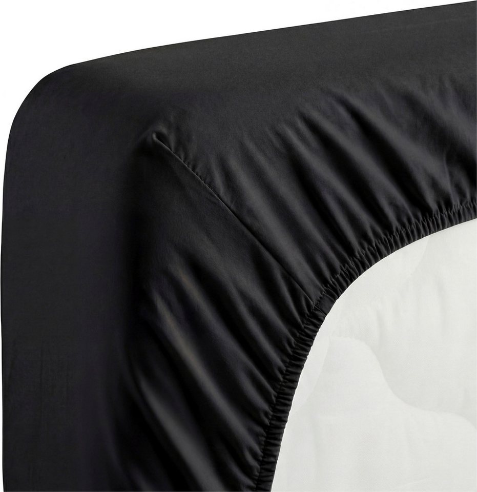 TOM TAILOR HOME Spannbettlaken Tom Tailor Jersey, Jersey, Gummizug: rundum, (1 Stück), ab Größe 90x200 cm, Laken in hochwertiger Jersey Qualität – Bild 3 von 5