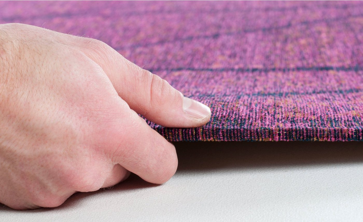 TOM TAILOR HOME Teppich Fine Lines, rechteckig, Höhe: 5 mm, Flachgewebe, Rauten Design, ideal im Wohnzimmer & Schlafzimmer – Bild 5 von 5