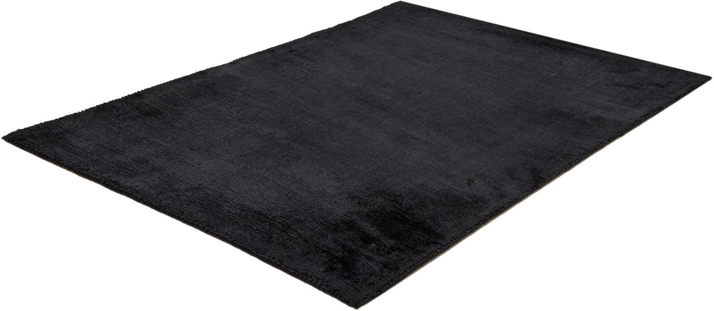 TOM TAILOR HOME Teppich Shine uni, rechteckig, Höhe: 8 mm, Handwebteppich, 100% Viskose, handgewebt, mit elegantem Schimmer – Bild 3 von 5