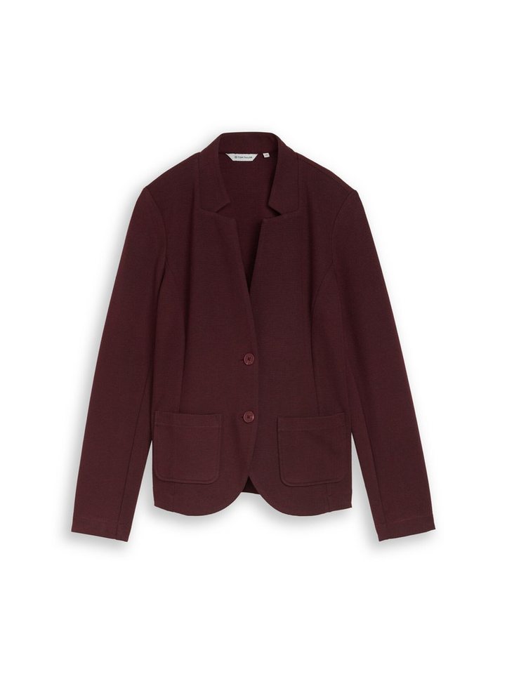 TOM TAILOR Jackenblazer Blazer Slim Fit Blazer mit Ottoman Struktur – Bild 2 von 5