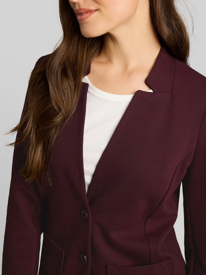 TOM TAILOR Jackenblazer Blazer Slim Fit Blazer mit Ottoman Struktur – Bild 4 von 5