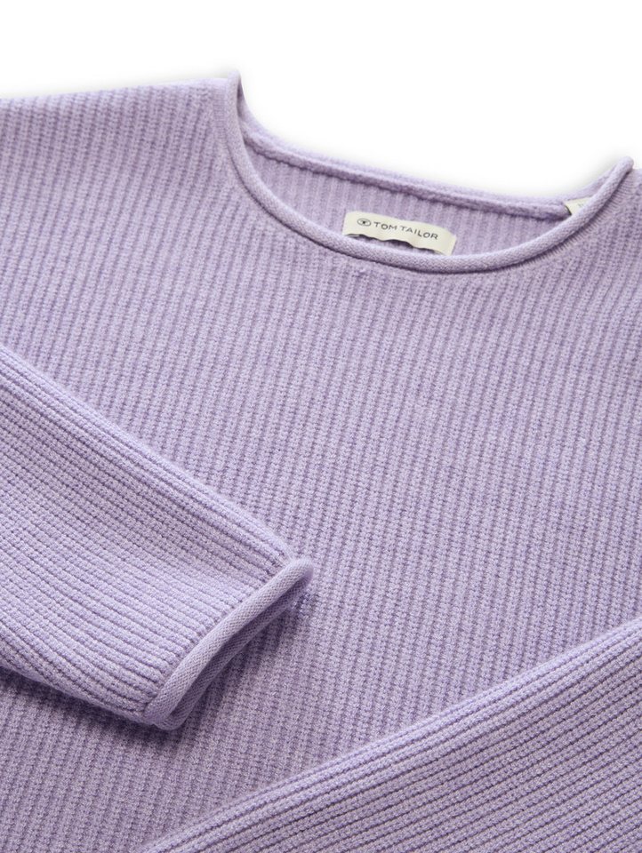 TOM TAILOR Jacquardpullover mit Streifen Muster – Bild 3 von 3