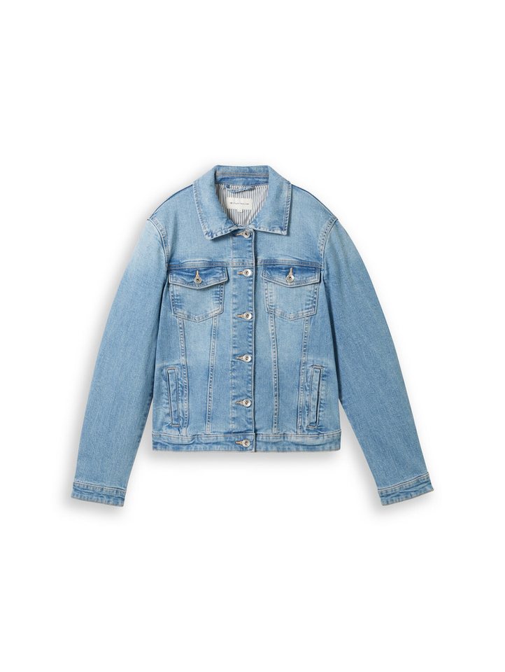 TOM TAILOR Jeansjacke Jacken Jeansjacke mit recycelter Baumwolle – Bild 2 von 5