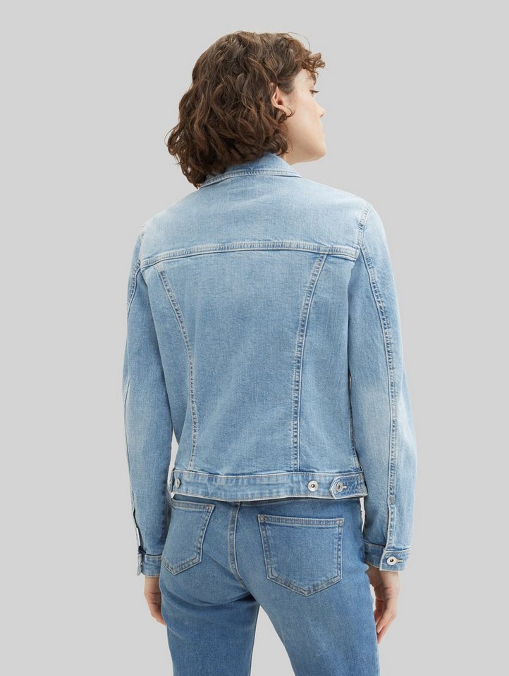 TOM TAILOR Jeansjacke Jacken Jeansjacke mit recycelter Baumwolle – Bild 3 von 5
