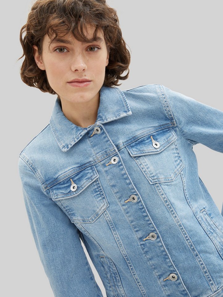 TOM TAILOR Jeansjacke Jacken Jeansjacke mit recycelter Baumwolle – Bild 4 von 5