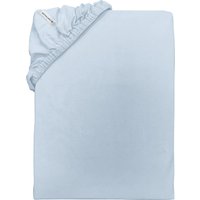 TOM TAILOR Jersey-Spannbettlaken, 90-100 x L 200 cm (Hellblau)