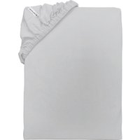 TOM TAILOR Jersey-Spannbettlaken, 90-100 x L 200 cm (Grau)