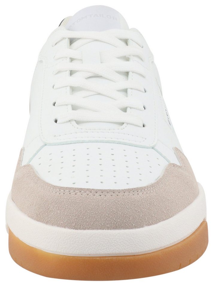 TOM TAILOR Keilsneaker, Freizeitschuh, Halbschuh, Schnürschuh mit Lochmuster – Bild 4 von 5