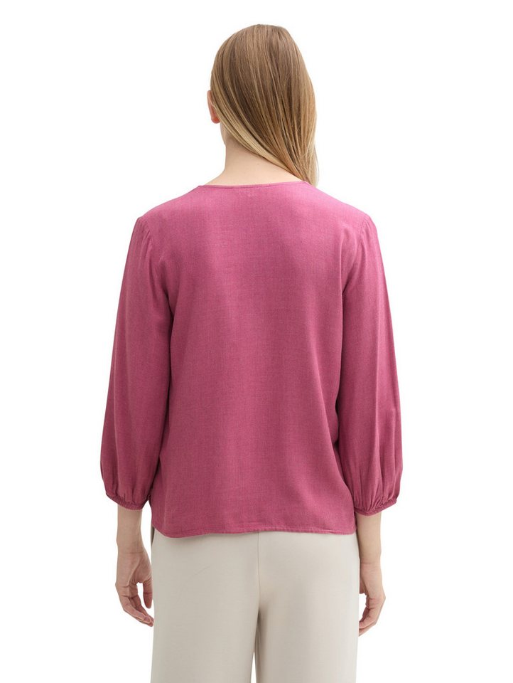 TOM TAILOR Klassische Bluse in Melange-Optik – Bild 2 von 5