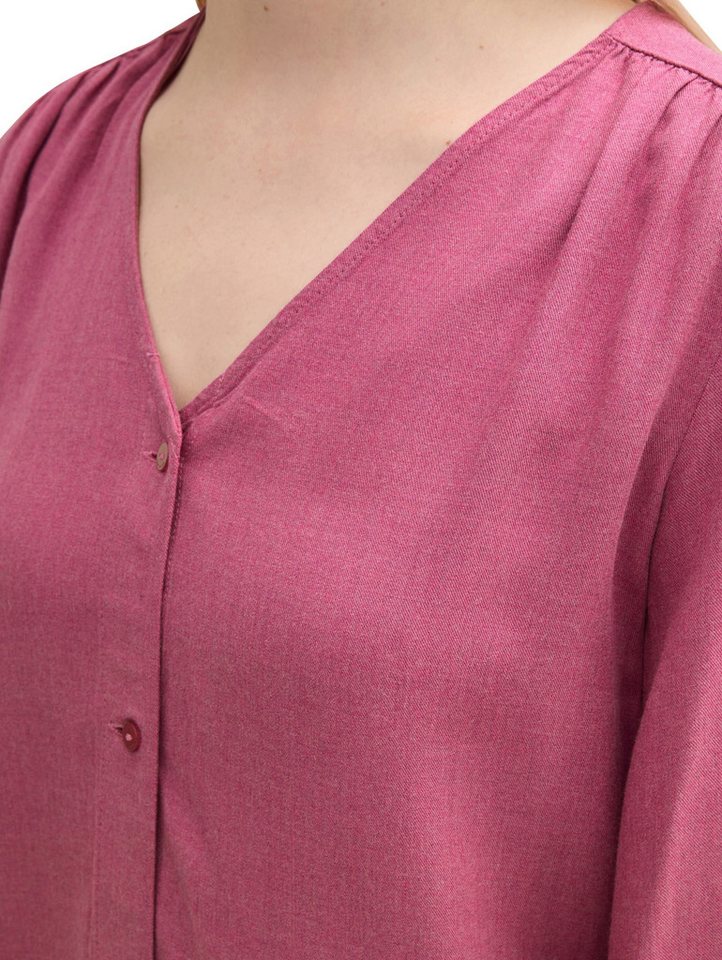 TOM TAILOR Klassische Bluse in Melange-Optik – Bild 3 von 5