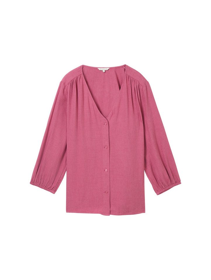 TOM TAILOR Klassische Bluse in Melange-Optik – Bild 5 von 5