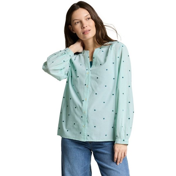 TOM TAILOR Klassische Bluse mit All-Over Print