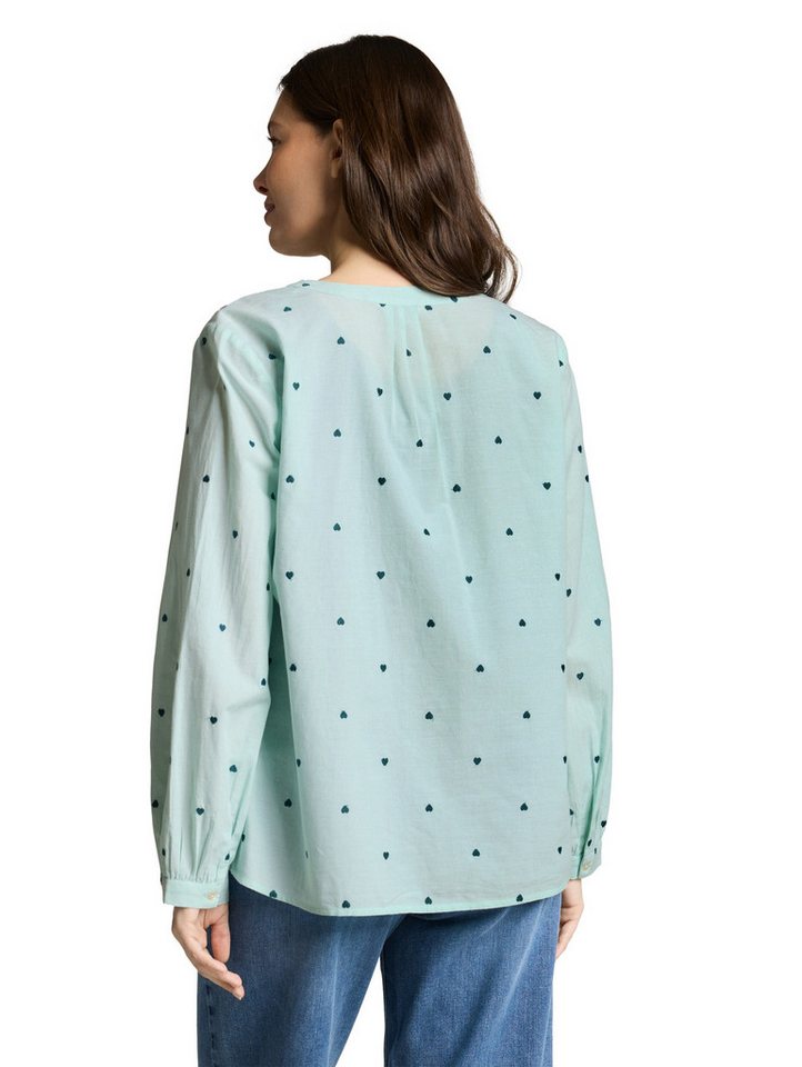 TOM TAILOR Klassische Bluse mit All-Over Print – Bild 2 von 5
