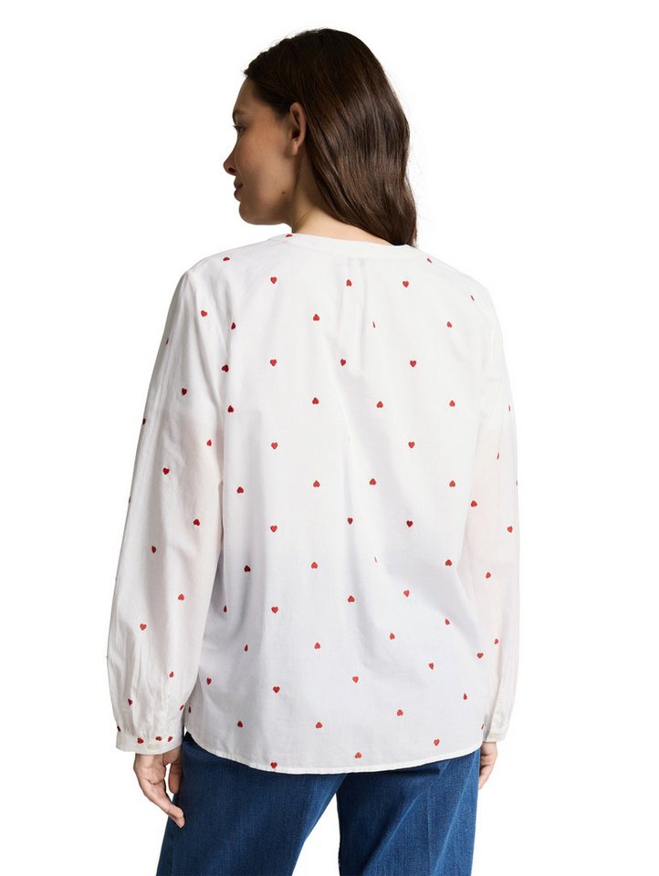 TOM TAILOR Klassische Bluse mit All-Over Print – Bild 2 von 5