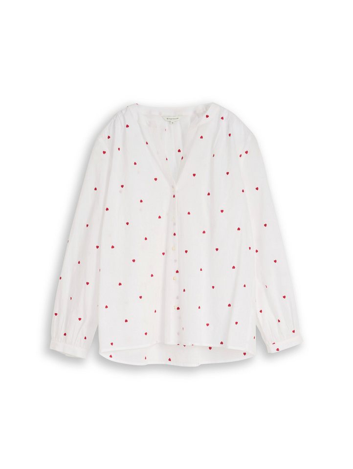 TOM TAILOR Klassische Bluse mit All-Over Print – Bild 5 von 5