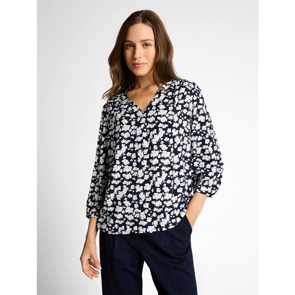 TOM TAILOR Klassische Bluse mit All-Over Print