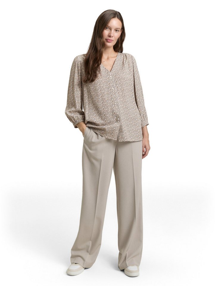 TOM TAILOR Klassische Bluse mit All-Over Print – Bild 4 von 5