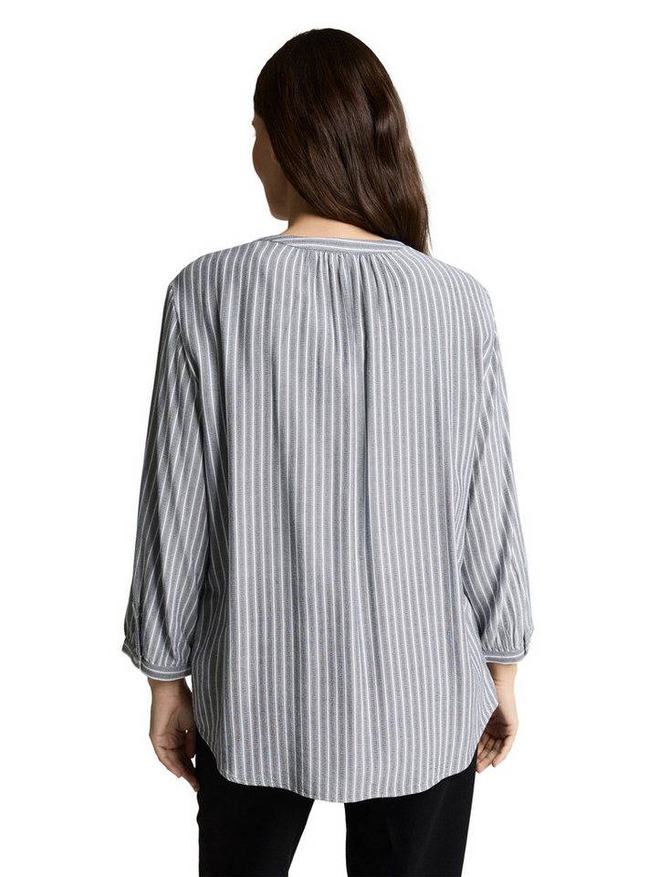 TOM TAILOR Klassische Bluse Regular mit Streifen Muster – Bild 2 von 5