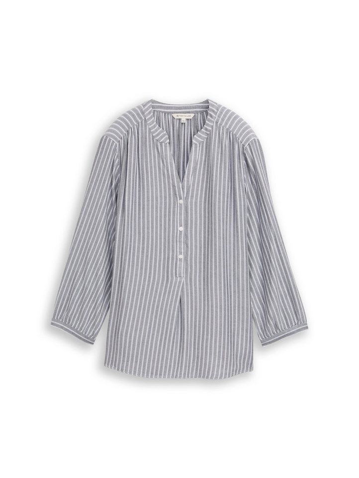 TOM TAILOR Klassische Bluse Regular mit Streifen Muster – Bild 5 von 5
