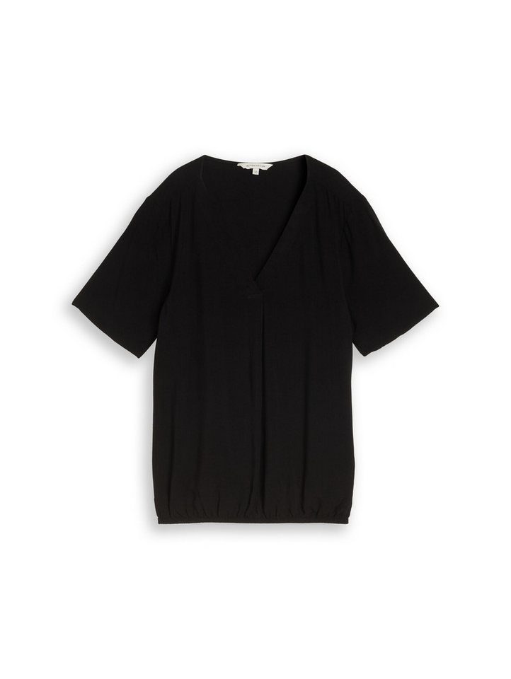 TOM TAILOR Kurzarmbluse Blusen & Shirts Bluse aus Viskose – Bild 2 von 5