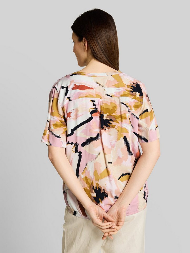 TOM TAILOR Kurzarmbluse Blusen & Shirts Bluse mit Muster – Bild 3 von 5