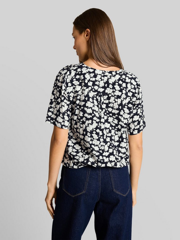 TOM TAILOR Kurzarmbluse Blusen & Shirts Bluse mit Muster – Bild 3 von 5