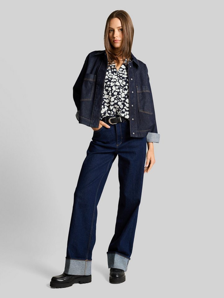 TOM TAILOR Kurzarmbluse Blusen & Shirts Bluse mit Muster – Bild 5 von 5