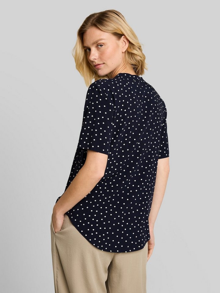 TOM TAILOR Kurzarmbluse Blusen & Shirts Bluse mit Punktemuster – Bild 3 von 5