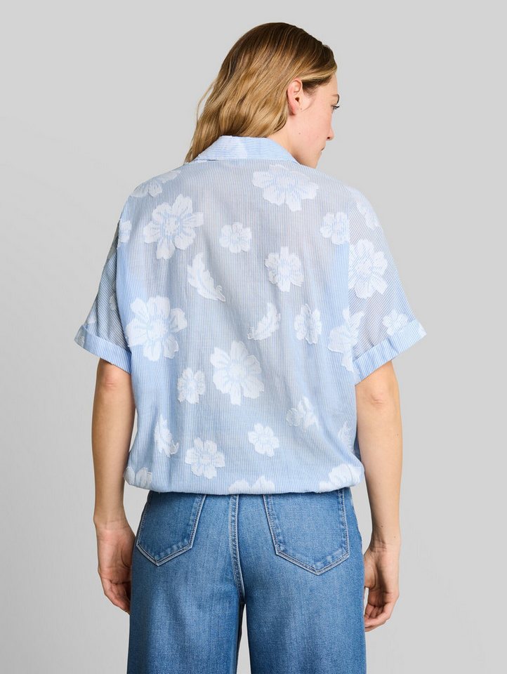 TOM TAILOR Kurzarmbluse Blusen & Shirts Oversize Bluse mit Blumenmuster – Bild 3 von 5