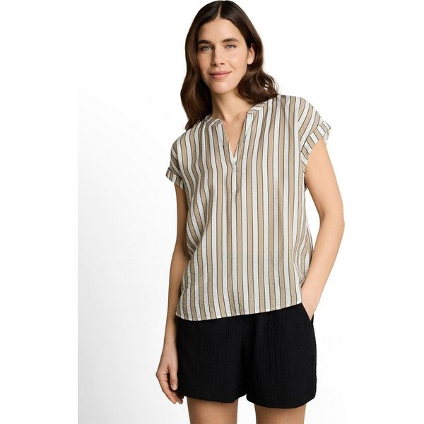 TOM TAILOR Kurzarmbluse Sommerbluse mit floralem Muster