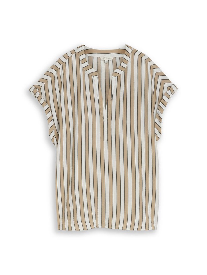 TOM TAILOR Kurzarmbluse Sommerbluse mit floralem Muster – Bild 5 von 5
