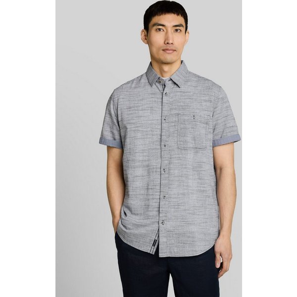 TOM TAILOR Kurzarmhemd Blusen & Shirts Regular Fit Kurzarmhemd aus Baumwolle