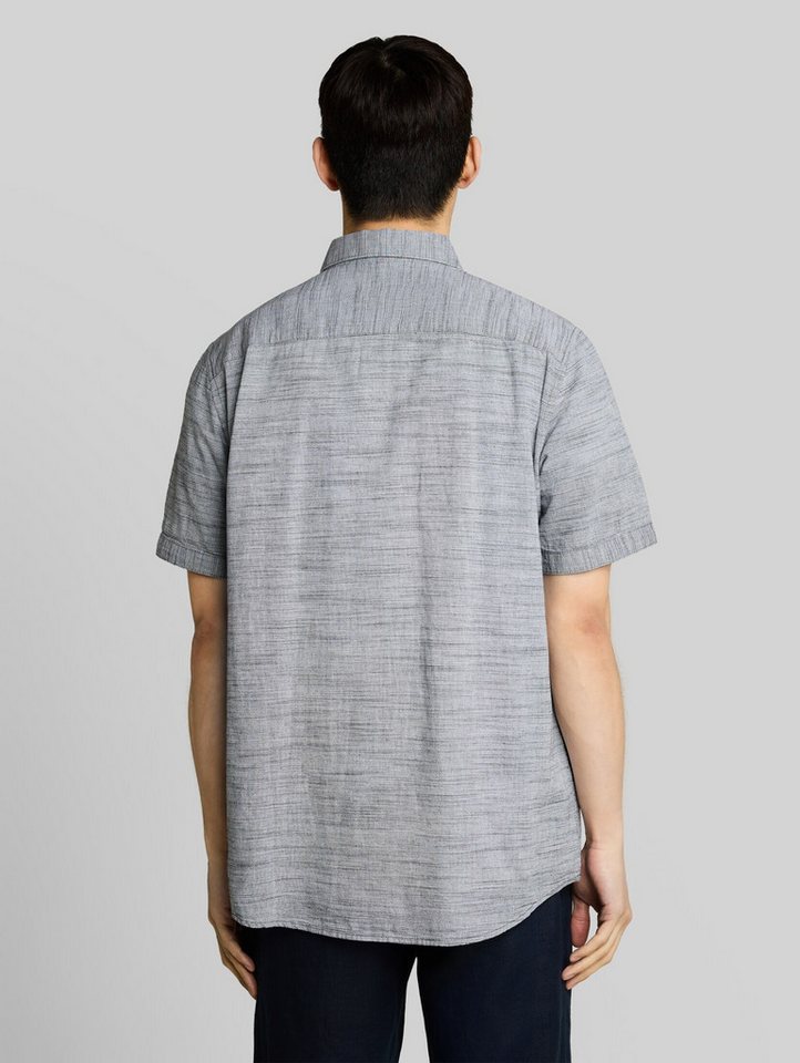 TOM TAILOR Kurzarmhemd Blusen & Shirts Regular Fit Kurzarmhemd aus Baumwolle – Bild 3 von 5