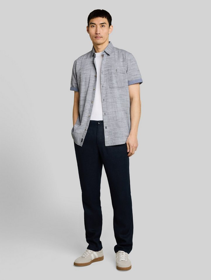 TOM TAILOR Kurzarmhemd Blusen & Shirts Regular Fit Kurzarmhemd aus Baumwolle – Bild 5 von 5