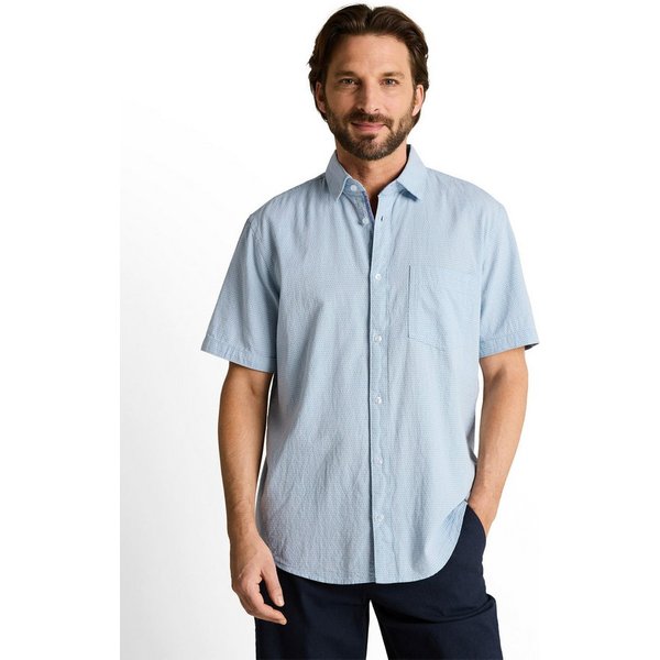 TOM TAILOR Kurzarmhemd mit Minimalprint