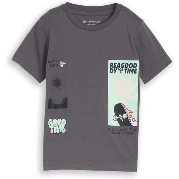 TOM TAILOR Kurzarmshirt mit Prints, für Boys