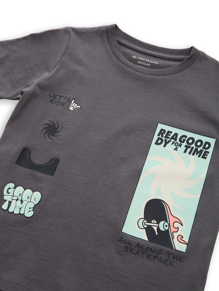 TOM TAILOR Kurzarmshirt mit Prints, für Boys – Bild 3 von 3