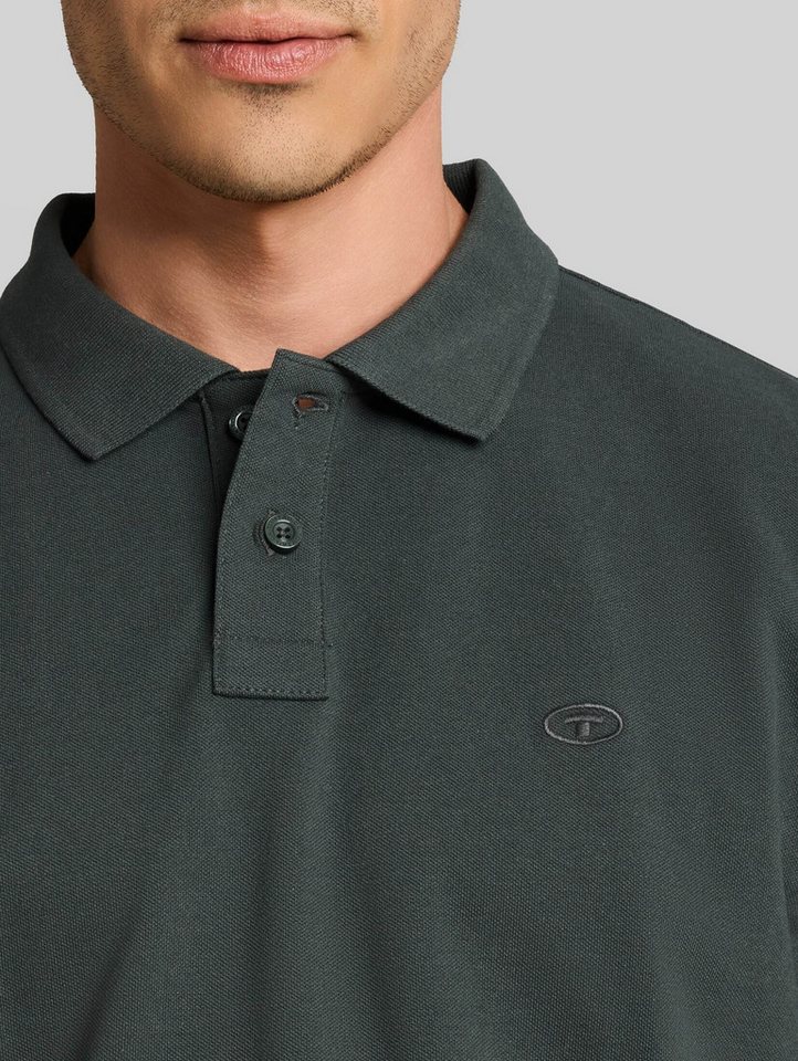 TOM TAILOR Langarm-Poloshirt Poloshirts (im Einserpack) Langarm Piqué Poloshirt – Bild 4 von 5